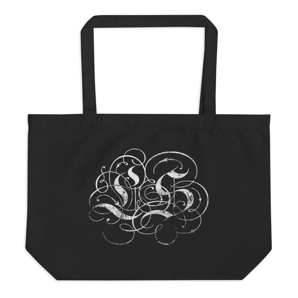 Large organic tote bag