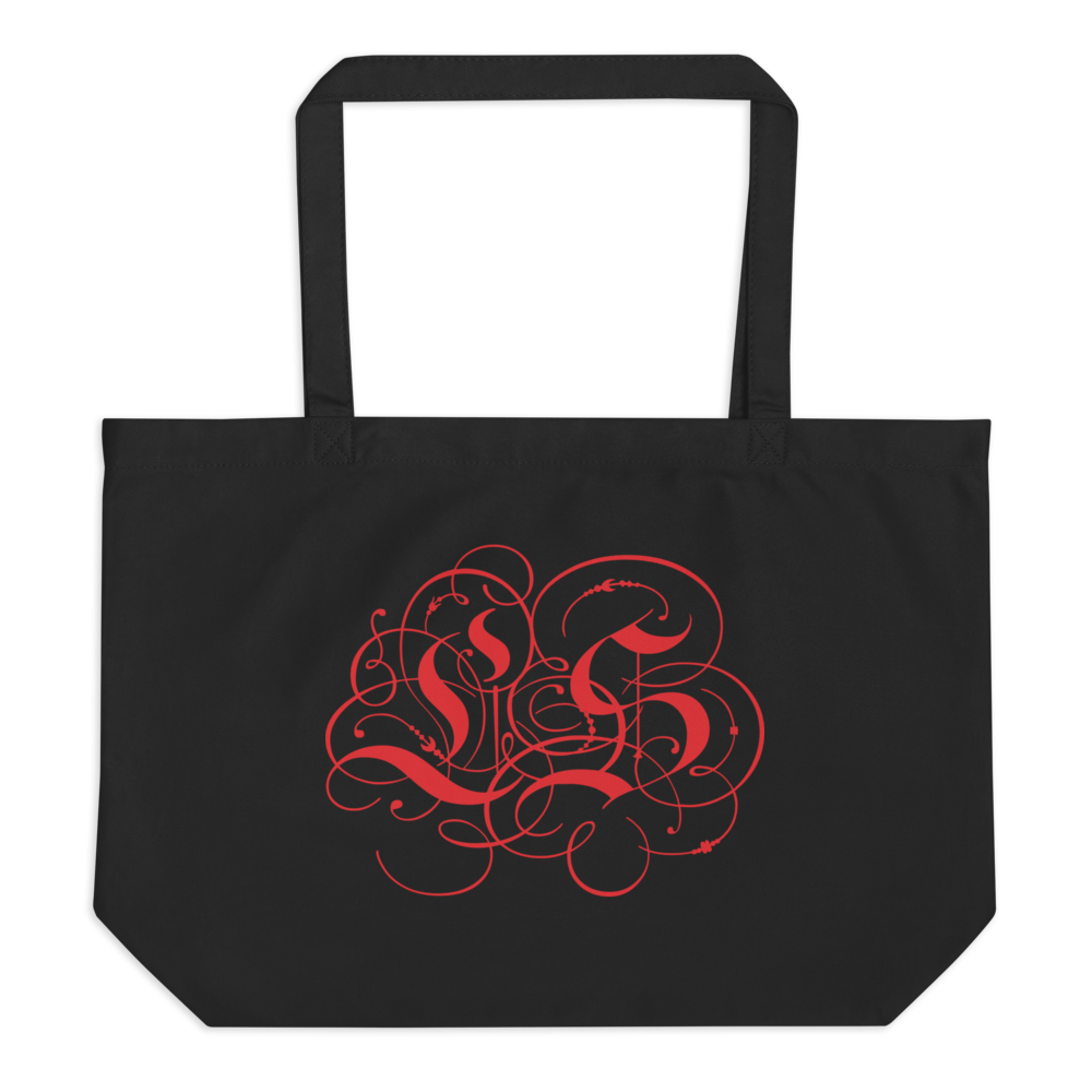 Large organic tote bag